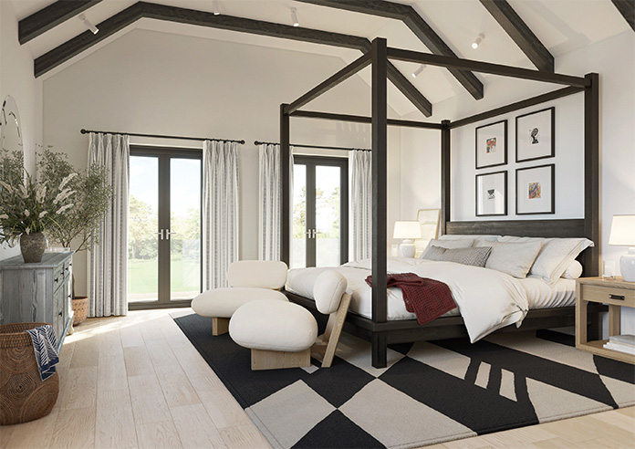 Laurel Stripe, Charcoal - Made to Measure Curtains - Image 8